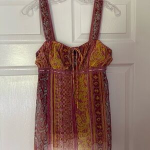 Jordache Juniors Colorful Top Size Medium